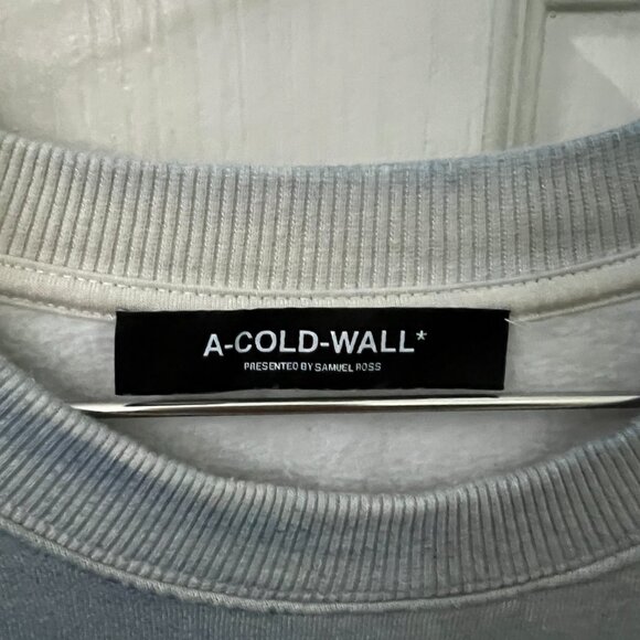 A-COLD-WALL*  Gradient Crew-neck Sweatshirt (size Men's M) - Picture 3 of 7